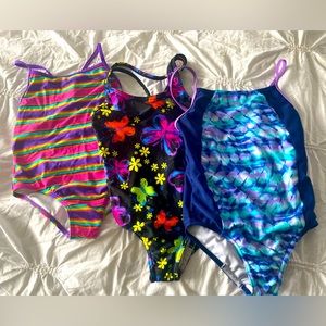 Girls speedo bathing suits - size 7 and 8